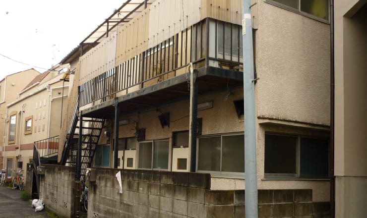 借地権付きの建物を現状のまま引渡し